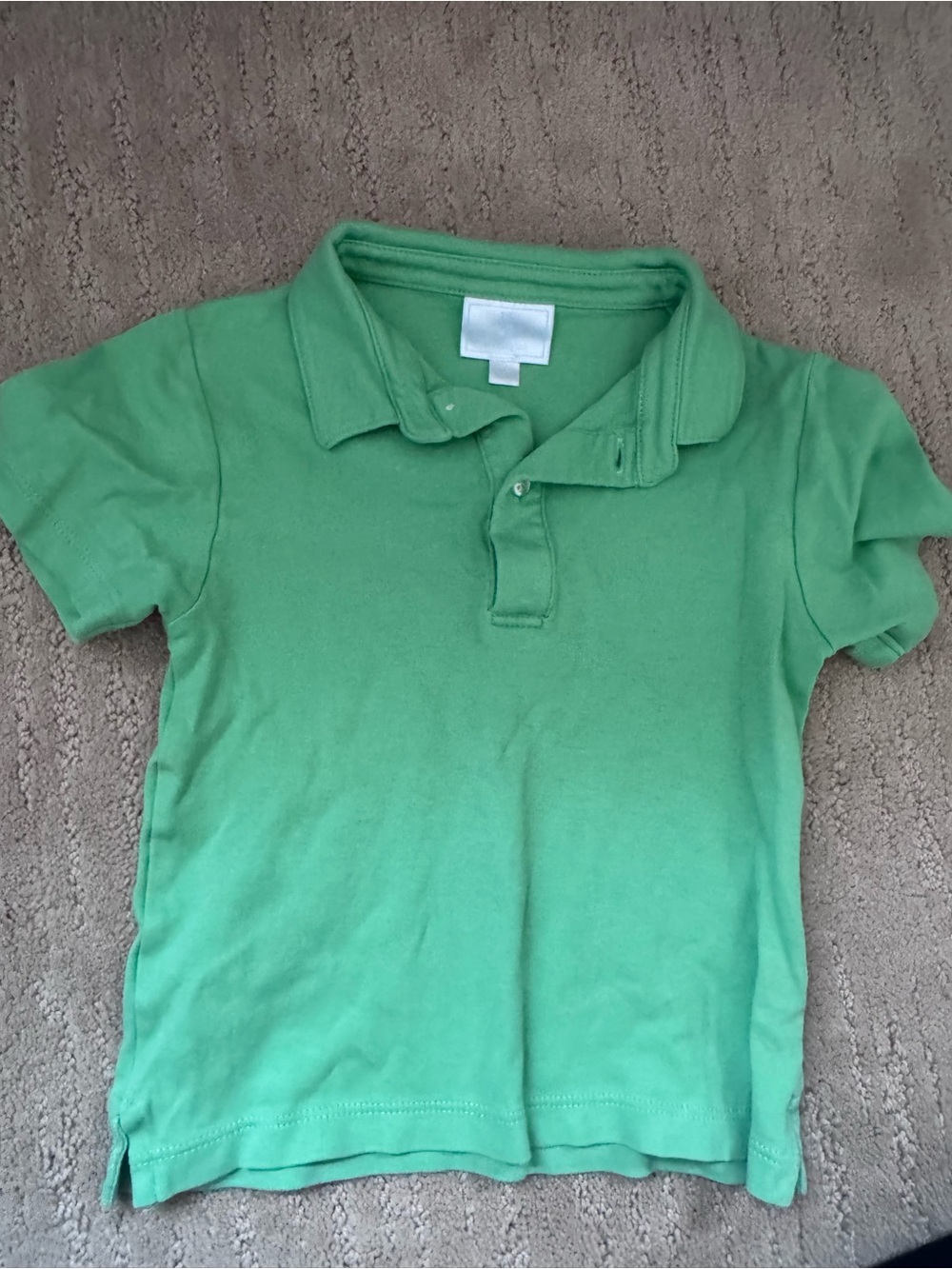 Little English Green Kids Polo Shirt